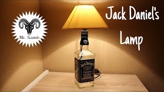 DIY Jack Daniel's Lamp