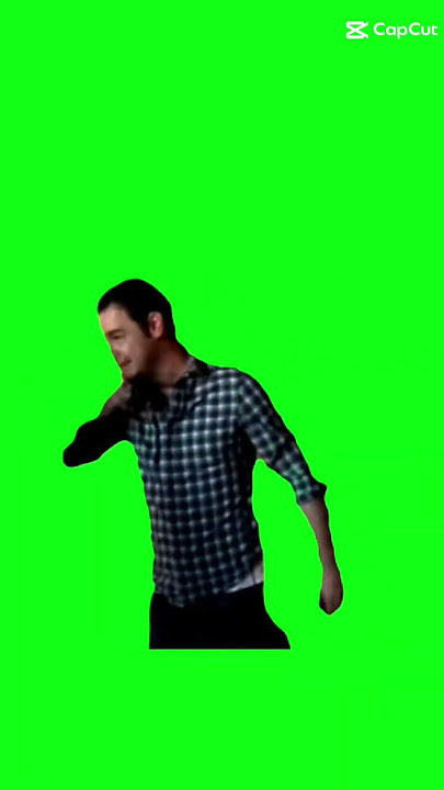 sweating and everything green screen