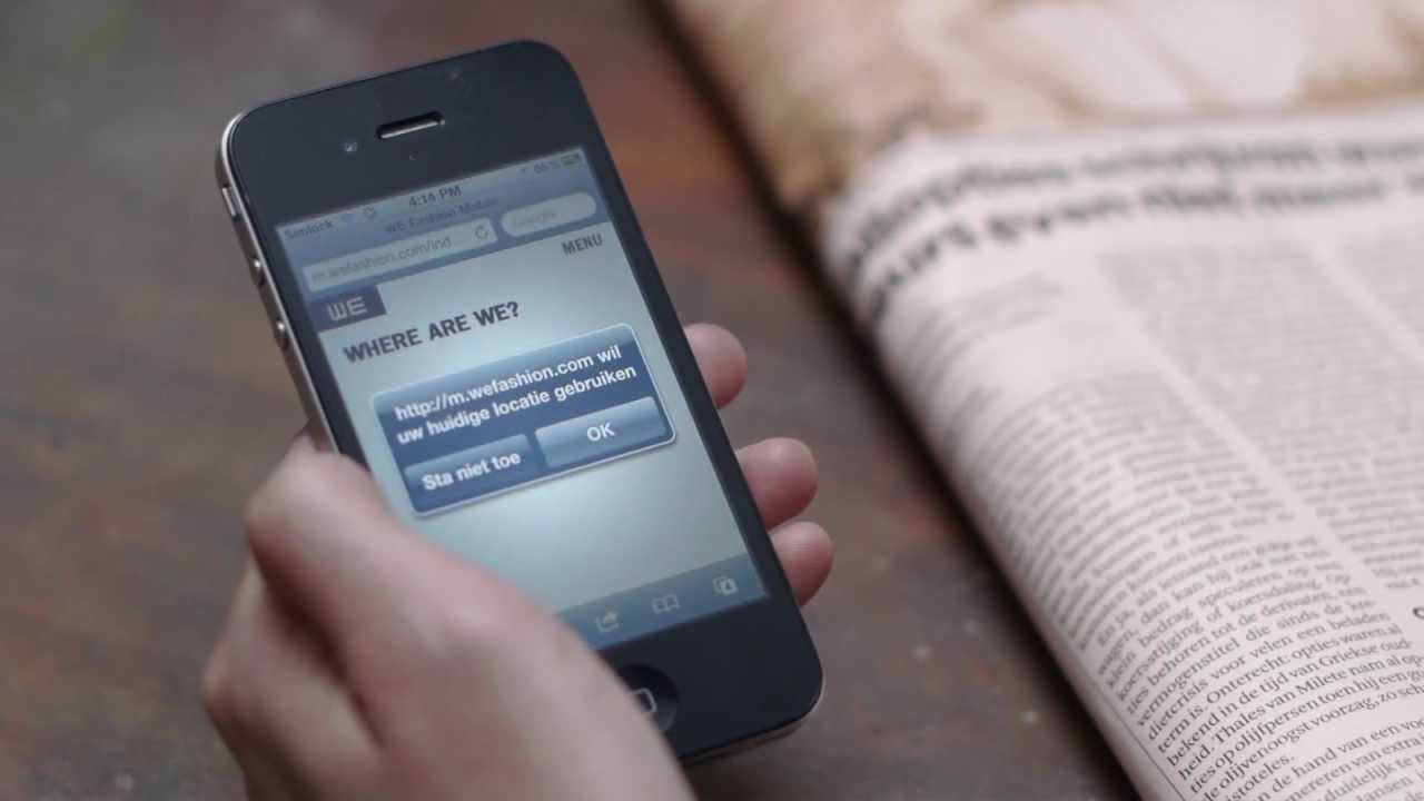 WE Fashion International Mobile Site