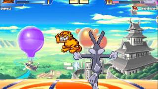 Random Mugen Battle- Garfield Vs. Bugs Bunny