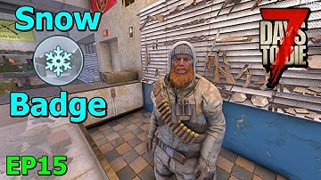 Snow Biome Badge in 7 Days to Die Challenges Day 15