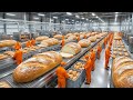 Inside The World's Most Modern Bread Factory - From Wheat To Finished Bread (The Entire Process)