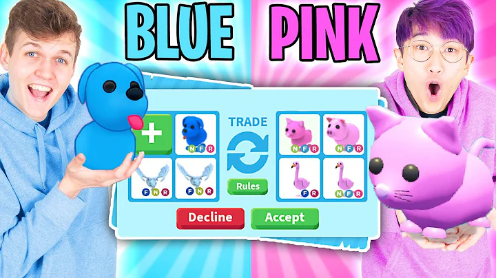 Can We Beat The ONE COLOR TRADING Challenge in Rob...