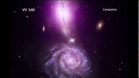 Colliding Galaxies Form Exclamation Point