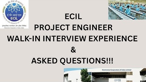 ECIL PROJECT ENGINEER INTERVIEW EXPERIENCE||FACED GENDER DISCRIMINATION?? ASKED QUESTIONS #myspace
