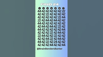 IQ Numbers Challenge! Go! #shorts