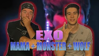 : EXO()- MAMA + Monster + Wolf  (REACTION FROM RUSSIA | )