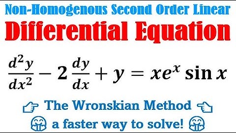 Solve d2y/dx2-2dy/dx+y=xexsinx