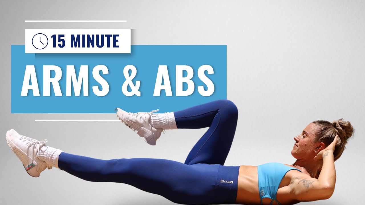 15-минутная тренировка для рук и пресса | Укрепите мышцы кора и верхней части тела.
