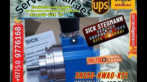 Need Sick Encoder Signal Error troubleshooting help at Site? ServoRepair.ae CNC Encoder HealthCheck