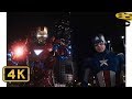 Железный Человек и Капитан Америка против Локи | Мстители | 4K ULTRA HD