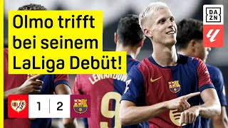 Thumbnail for Olmo kommt rein und macht den Unterschied: Vallecano - FC Barcelona | LaLiga | DAZN Highlights