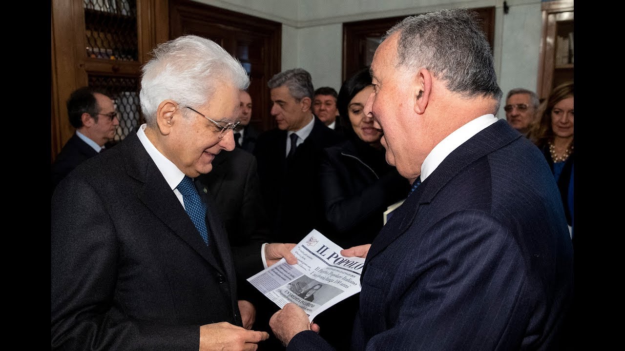 Il Presidente Mattarella all'Istituto Sturzo - appello ai liberi e forti un secolo dopo