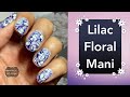 Lilac Floral Mani || Moyou London