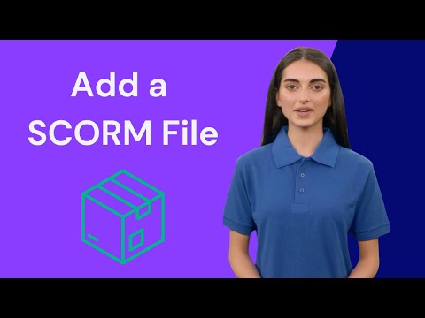 Add a SCORM