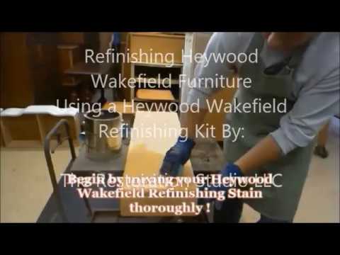 Refinishing Heywood Wakefield Furniture Youtube