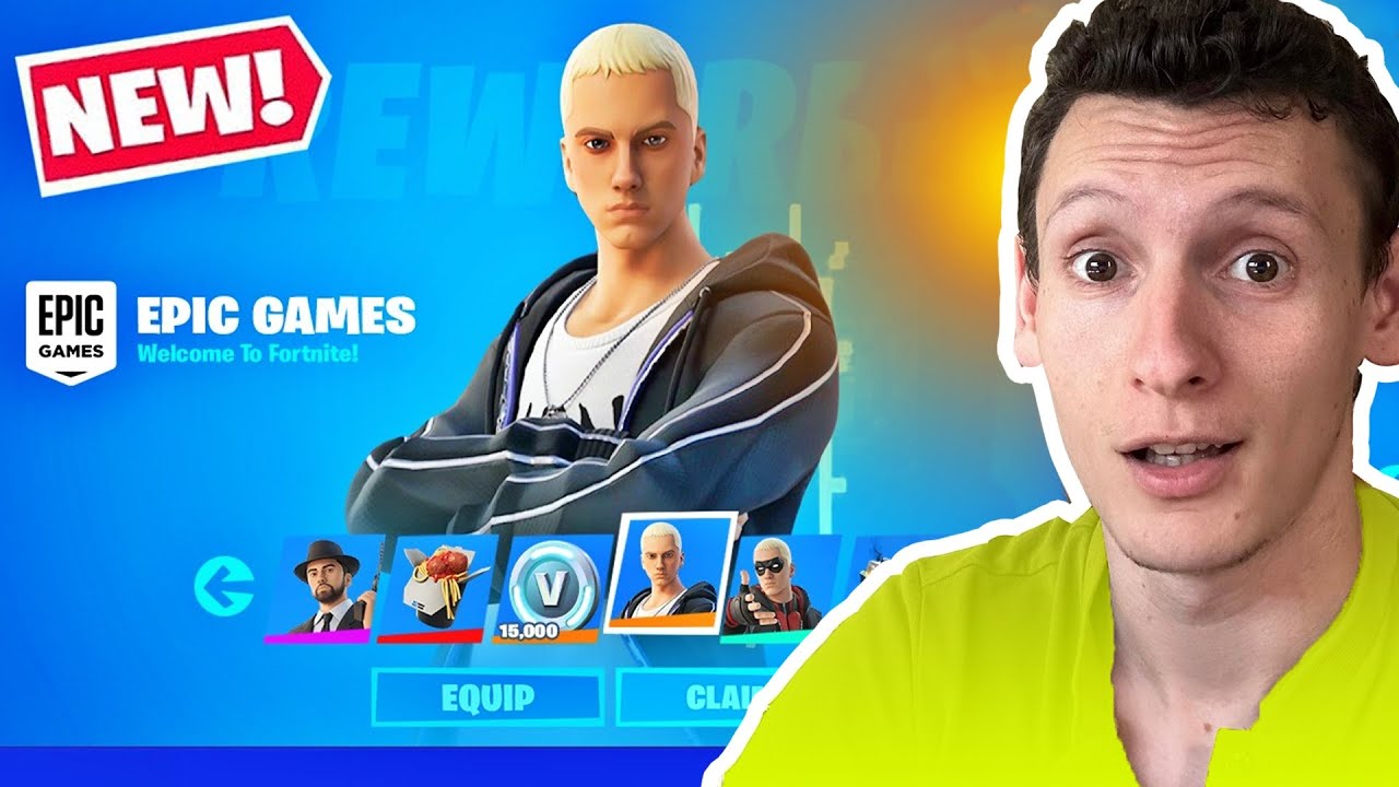  eminem pe item shop acum in fortnite black widow in fortnite