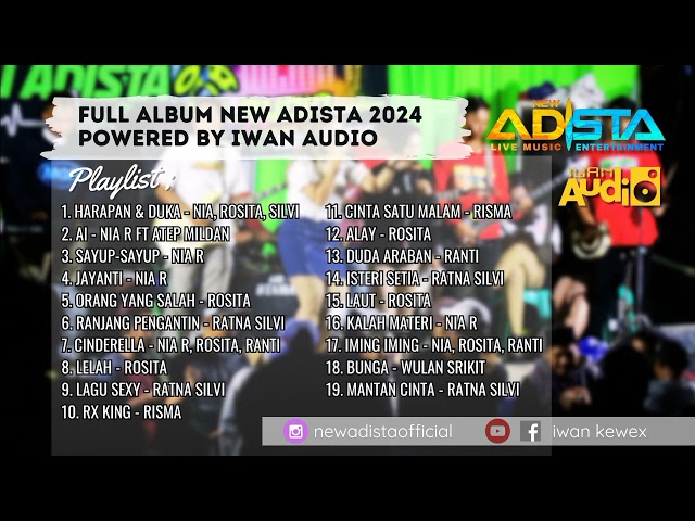 HARAPAN DAN DUKA, SAYUP SAYUP, ORANG YANG SALAH FULL ALBUM NEW ADISTA BY IWAN AUDIO TERBARU 2024 class=