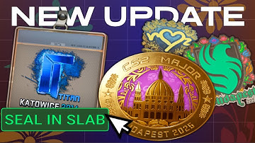 CS2 Major UPDATE! Budapest & Sticker Slab REVEALED!
