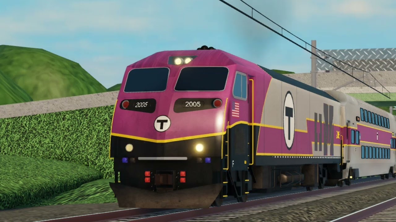 ROBLOX: MBTA Providence Line Train Simulator ALL HORNS