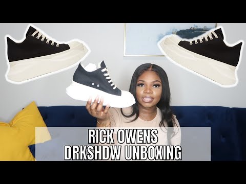 靴 Rick Owens DRKSHDW abstract sock sneaker Rick Owens DRKSHDW 