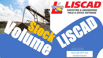 LISCAD| Stock Volume by LISCAD| How to Calculate Quantity by LISCAD 12| Quantity Calculation LISCAD