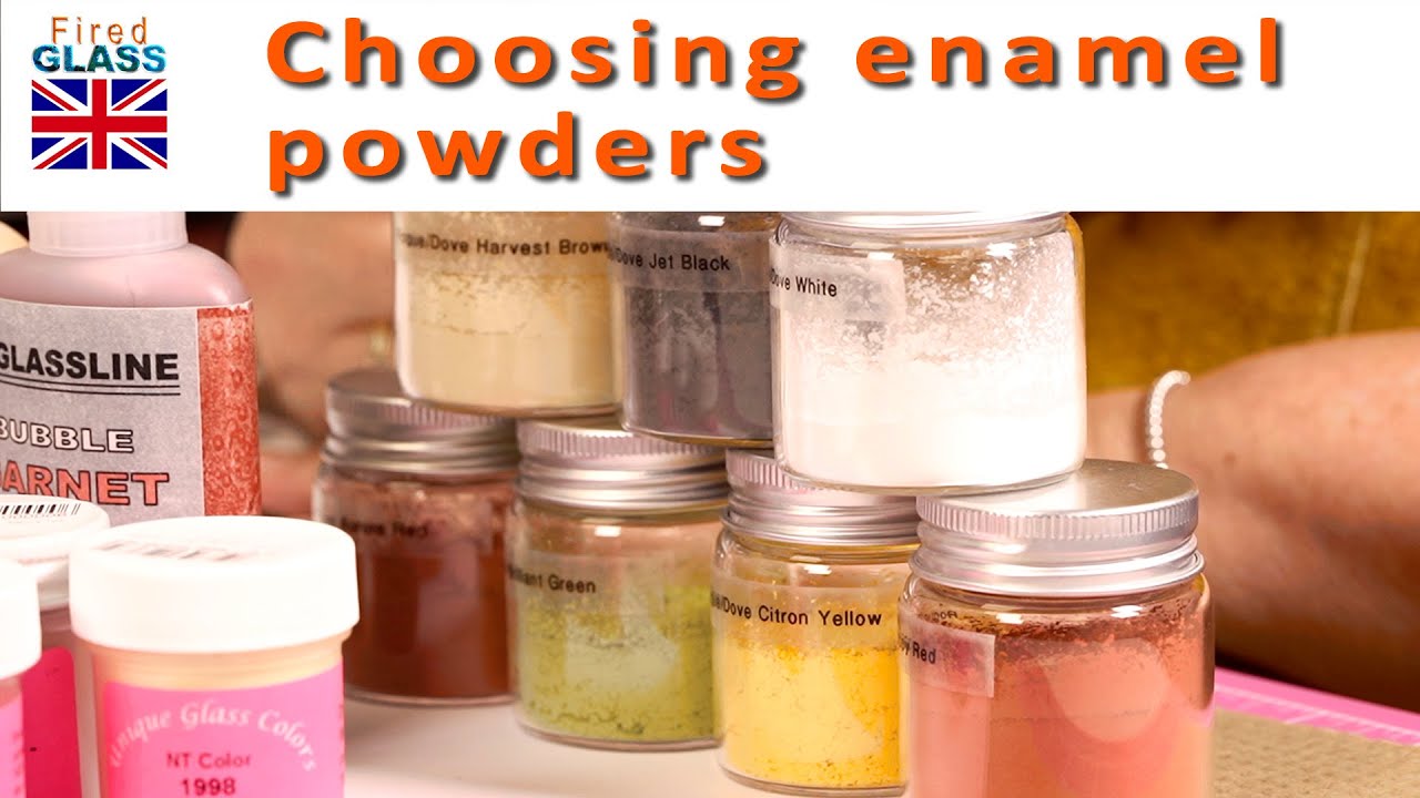 Choosing enamel powders YouTube