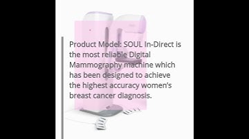 Full-Field Digital Mammography Machine Model: SOUL IN-DIRECT Introducing First time in Pakistan