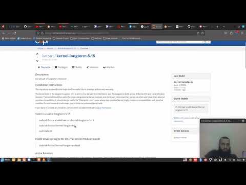 long term kernel/linux-lts installation on fedora
