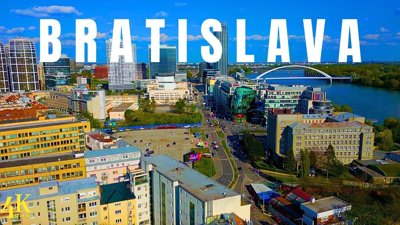 Bratislava, Slovakia 🇸🇰 4K UHD | Drone Footage