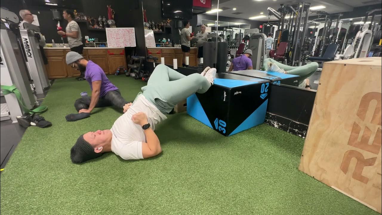 Bodyweight Feet Elevated Frog Pump Glute Bridge YouTube