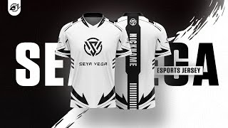 SEYA VEGA | Esports Jersey Design - Photoshop 2022