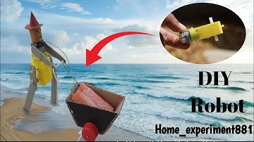 Wow! DIY DC motor projects Idea || Homemade walking Robot 🤖 #home_experiment