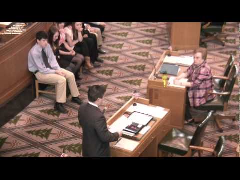 Ceremony in Oregon house of representative