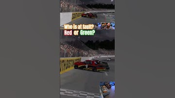 iRacing Mini Stock Who is at fault?! #shorts