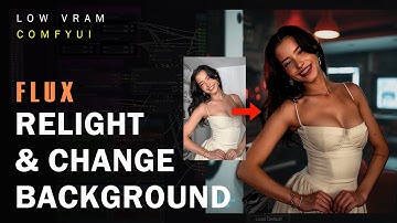 RELIGHT AND CHANGE BACKGROUND 🪄 FLUX -  Keep Same Subject in Portrait and Product Photography