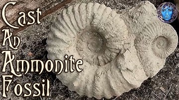 CASTING AN AMMONITE FOSSIL In Concrete