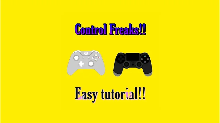 How to put on and take off control freaks(kontrol freeks) on an Xbox/ps4 controller! *Simple*