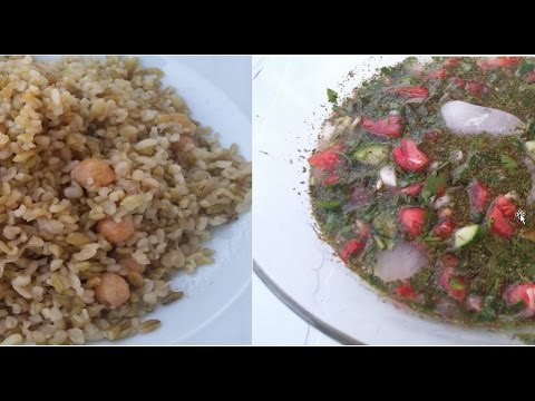Firikli Pilav Ve Sulu Salata Tarifi - Firik Pilaf And Juicy Salad Recipe -Pirpirim
