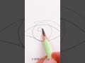 Beautiful Eye Drawing ✍️ #shorts