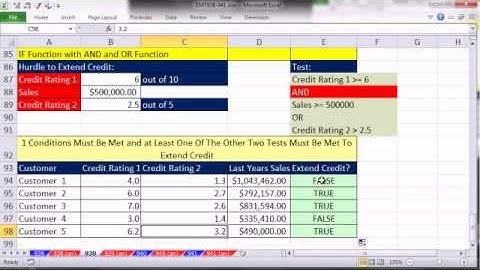 Excel Magic Trick 939: Use OR and AND Functions In IF Function For Logical Tests