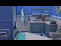 Sims 4 Ocean Vibes Bathroom 🌊🐠🛁 | Sea-Themed Speed Build