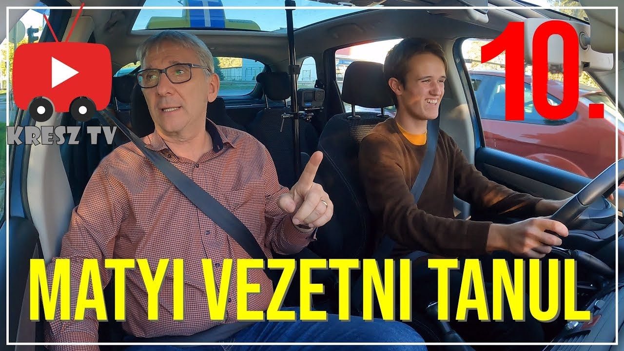 Matyi vezetni tanul. 10. rész - Sikerült a próbavizsga! De hogy?