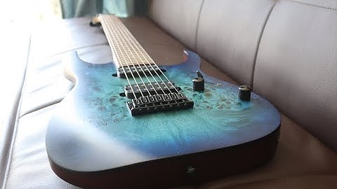 Ibanez RG 7421 PB - 7 strings guitar DEMO