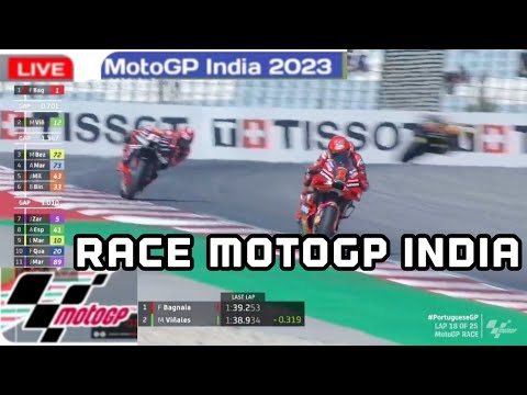 🔴LIVE MotoGP India 2023 PECCO BAGANIA MARCO BENZZECHI JORGE MARTIN BRUTAL