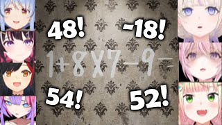 Hololive Girls vs Elementary-Level Math (FORK ROAD)