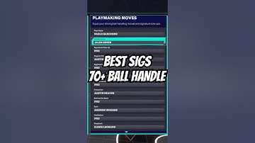 Best Dribble Moves for a 70+ Ball Handle! #nba2k25 #2k25 #nba2k25bestdribblemoves #nba2k