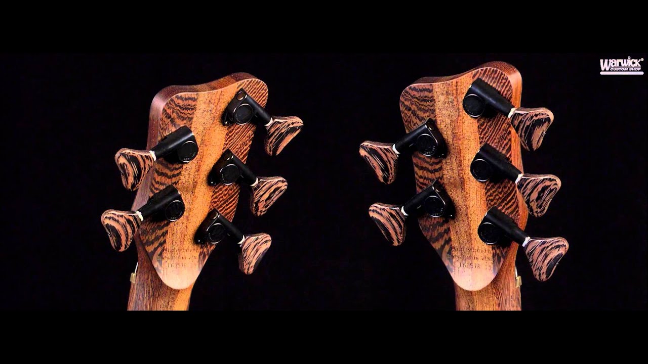 Warwick Custom Shop Masterbuilt - Corvette $$ Nirvana Black Oil Finish