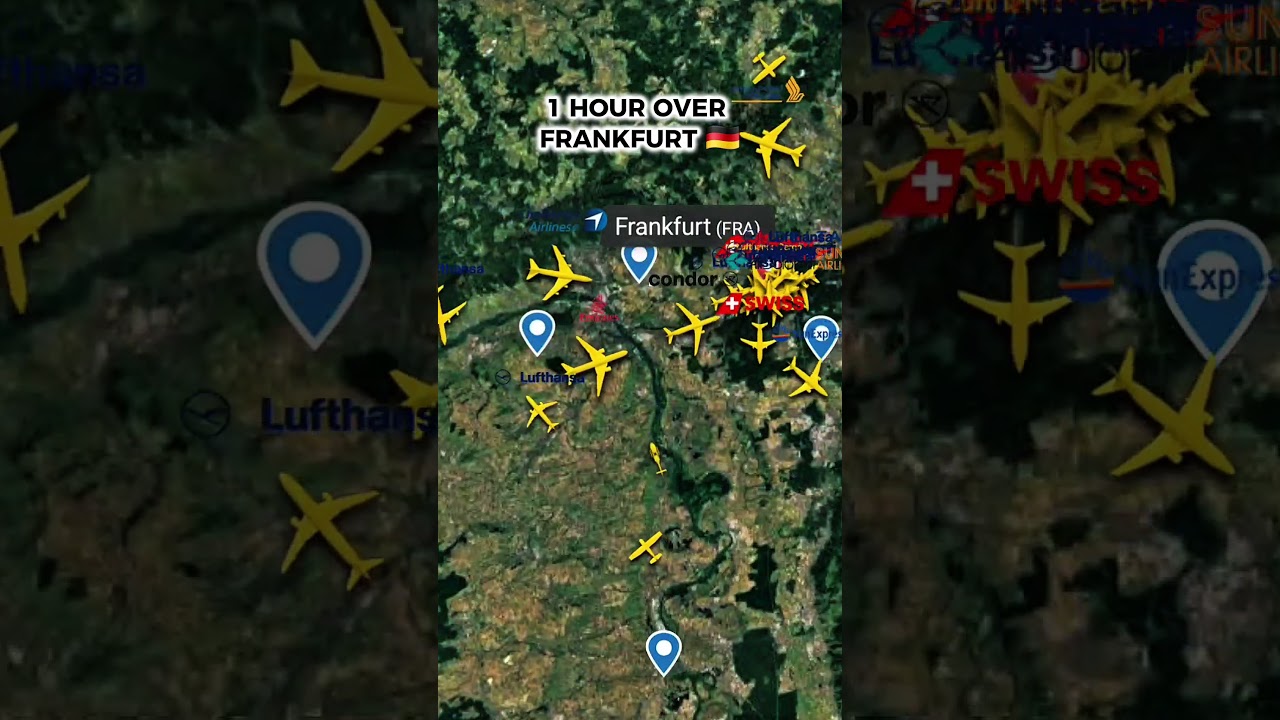 🇩🇪 1 Hour Over Frankfurt! – Nonstop Action! 