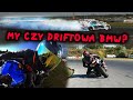 Omijam driftem...dziury, po torze na motorze | Moto vlog Moto Addicts